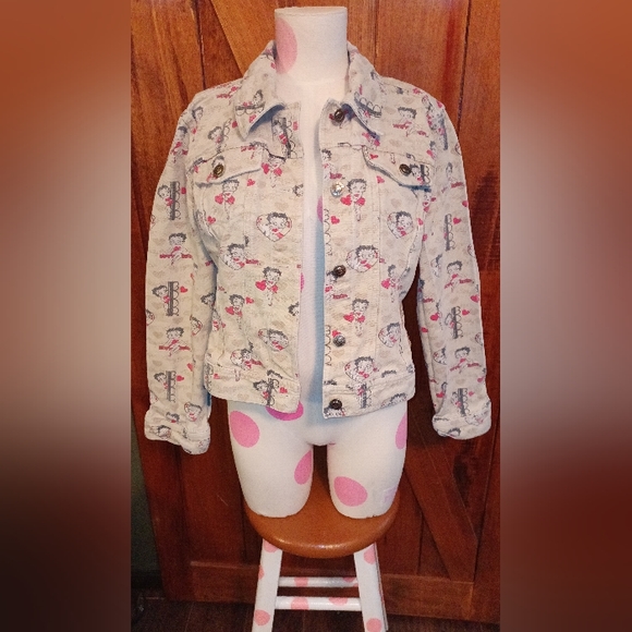 Betty Boop (An official Betty Boop product) Levi Jacket**Vintage** - Picture 4 of 16